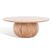 SAFAVIEH Couture Thelma Rd Wood Coffee Table - 35.5 In W x 35.5 In D x 13.5 In H - 36Wx36Dx14H