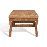 SAFAVIEH Couture Trajka Tropical Coastal Boho Water Hyacinth Coffee Table - 44 In. W x 24 In. D x 18 In. H - 44Wx24Dx18H