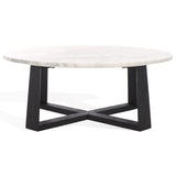 SAFAVIEH Couture Trenton Marble Top Coffee Table - 38Wx38Dx15H