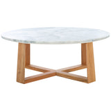 SAFAVIEH Couture Trenton Marble Top Coffee Table - 38Wx38Dx15H