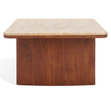 SAFAVIEH Couture Trinsly Travertine Coffee Table - 55Wx28Dx16H