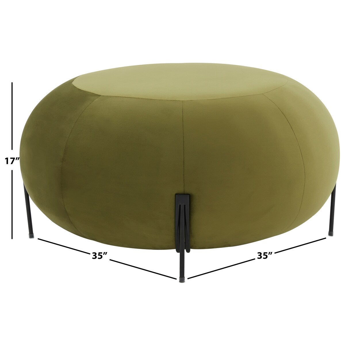 SAFAVIEH Couture Unity Round Ottoman