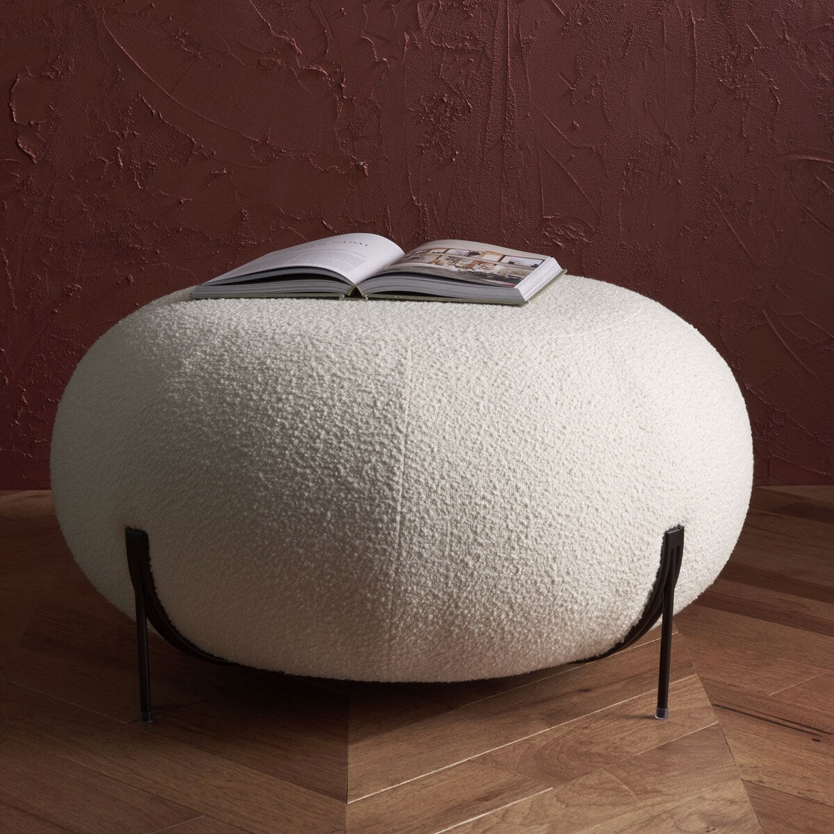 SAFAVIEH Couture Unity Round Ottoman