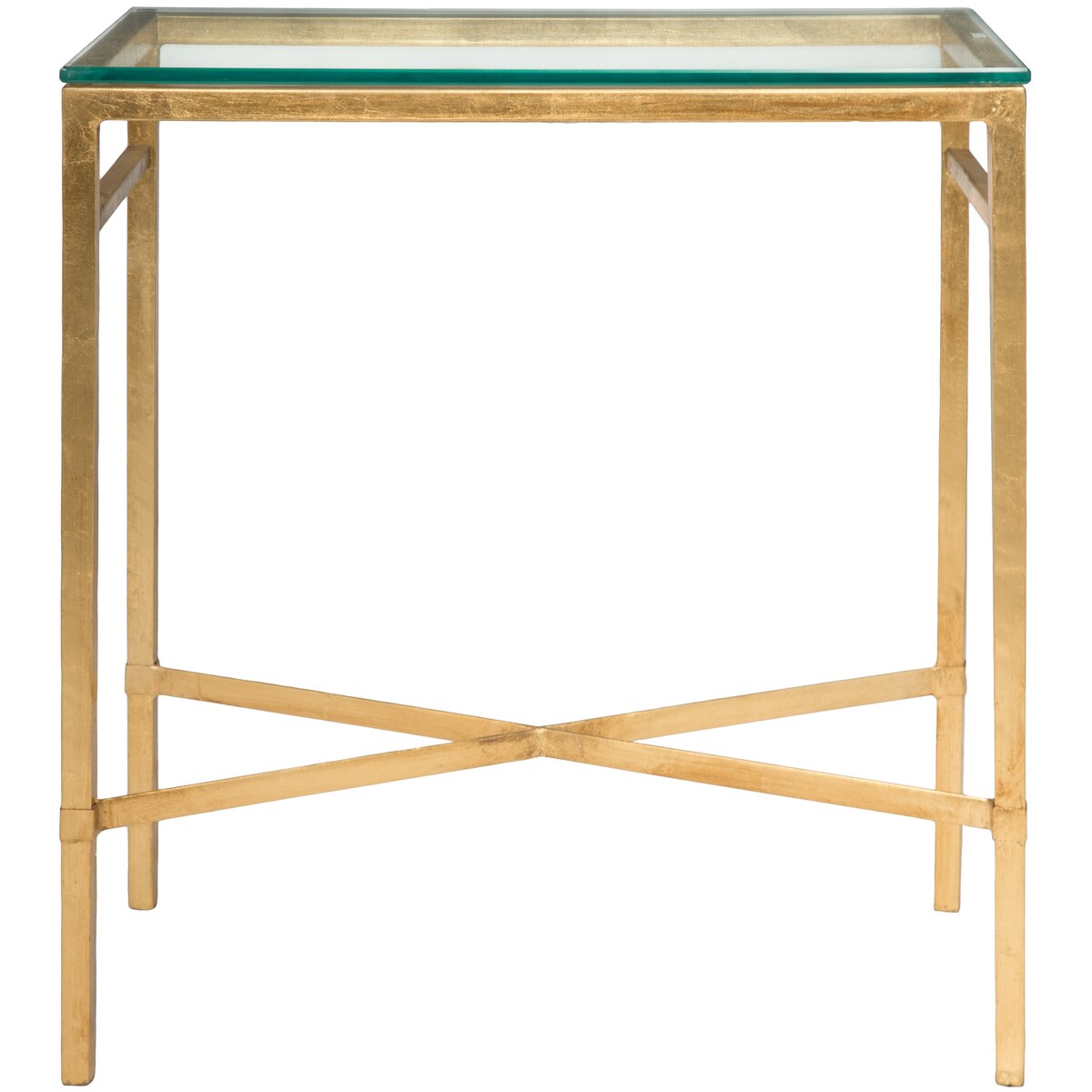 SAFAVIEH Couture Vallie Side Table - 22" W x 13" D x 25" H - 22Wx13Dx25H