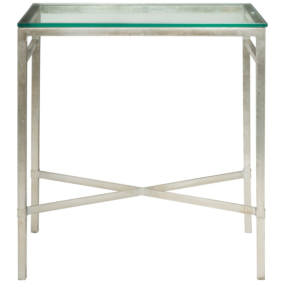 SAFAVIEH Couture Vallie Side Table - 22" W x 13" D x 25" H - 22Wx13Dx25H