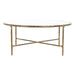 SAFAVIEH Couture Venanzia Round Metal Coffee Table - 36" W x 36" L x 15" H - 36Wx36Dx15H