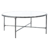 SAFAVIEH Couture Venanzia Round Metal Coffee Table - 36" W x 36" L x 15" H - 36Wx36Dx15H