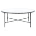 SAFAVIEH Couture Venanzia Round Metal Coffee Table - 36" W x 36" L x 15" H - 36Wx36Dx15H