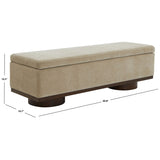 SAFAVIEH Couture Vianna Storage Bench - 61Wx20Dx19H