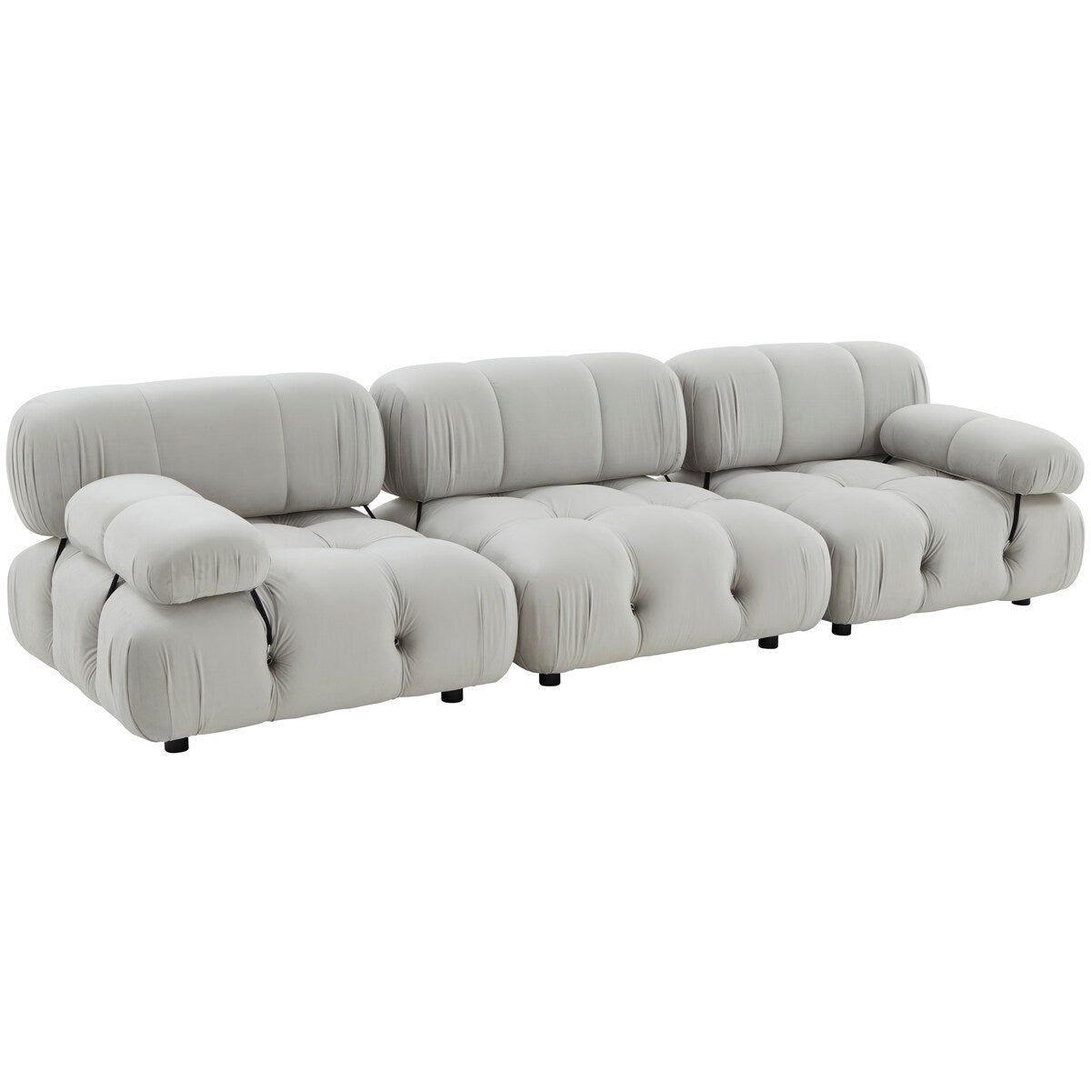 SAFAVIEH Couture Viorika Tufted Sofa - 113Wx37Dx27H