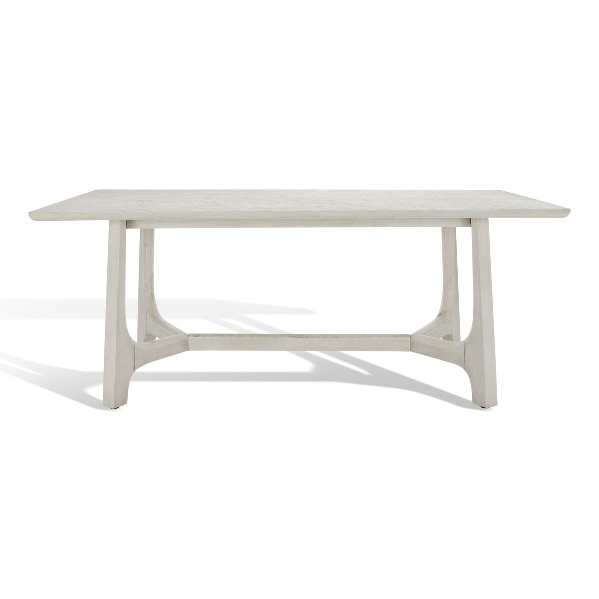 SAFAVIEH Couture Zakira Wood Rectangle Dining Table - 76 In W x 40 In D x 30 In H - 76Wx40Dx30H