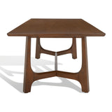 SAFAVIEH Couture Zakira Wood Rectangle Dining Table - 76 In W x 40 In D x 30 In H - 76Wx40Dx30H