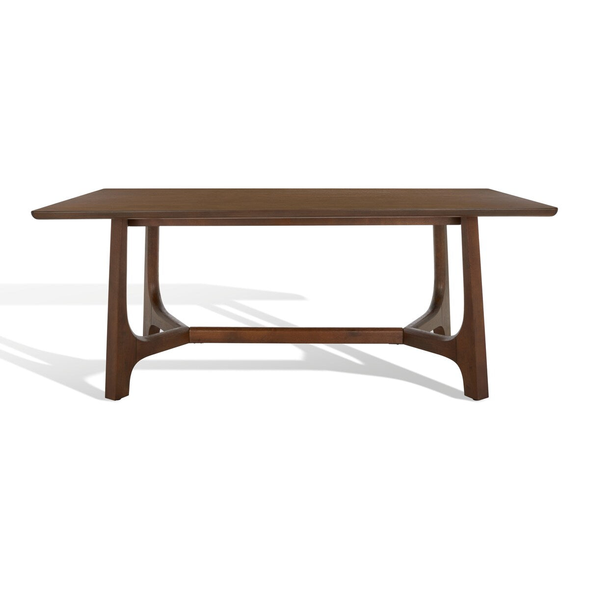 SAFAVIEH Couture Zakira Wood Rectangle Dining Table - 76 In W x 40 In D x 30 In H - 76Wx40Dx30H