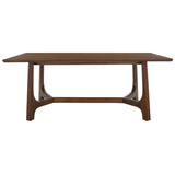 SAFAVIEH Couture Zakira Wood Rectangle Dining Table - 76 In W x 40 In D x 30 In H - 76Wx40Dx30H