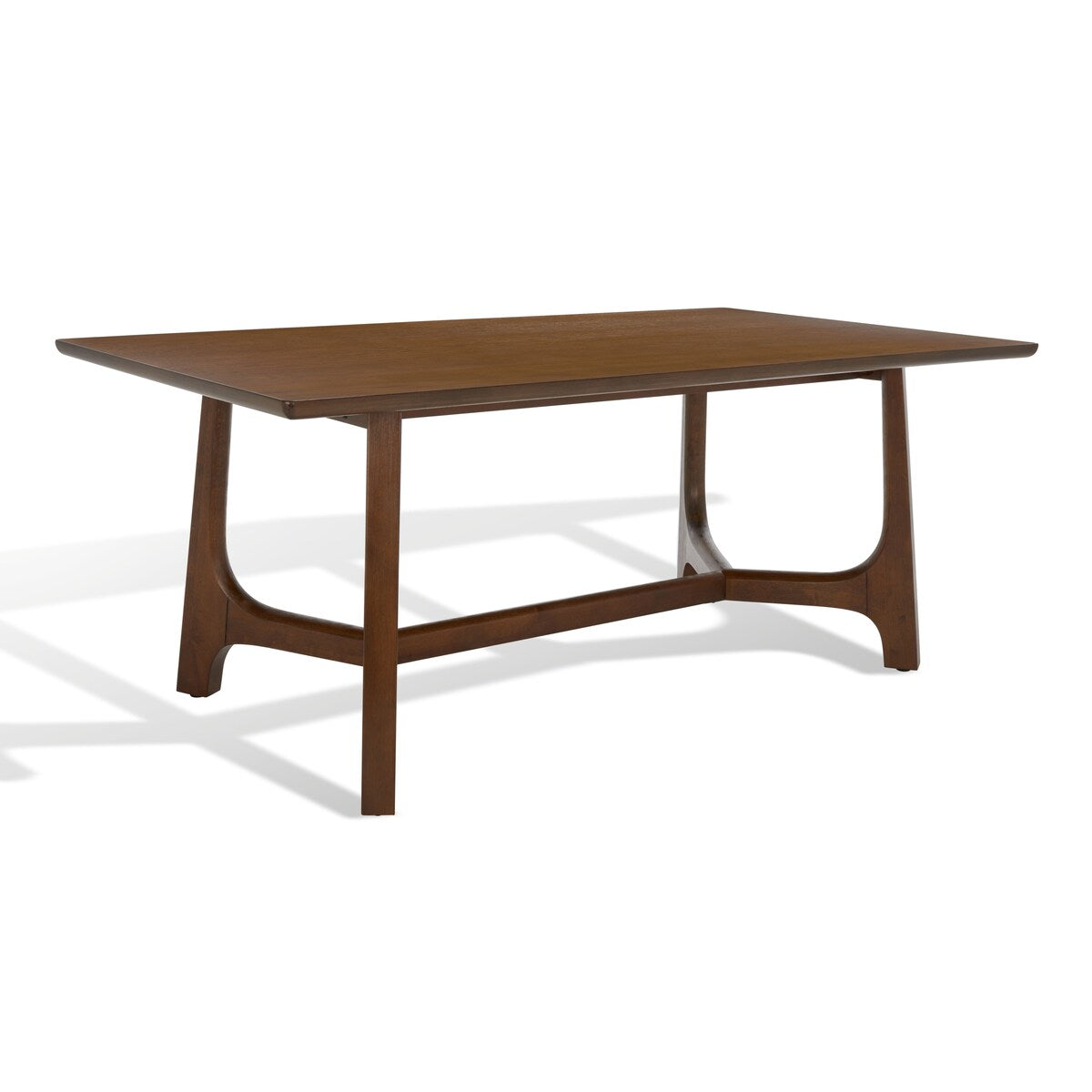 SAFAVIEH Couture Zakira Wood Rectangle Dining Table - 76 In W x 40 In D x 30 In H - 76Wx40Dx30H