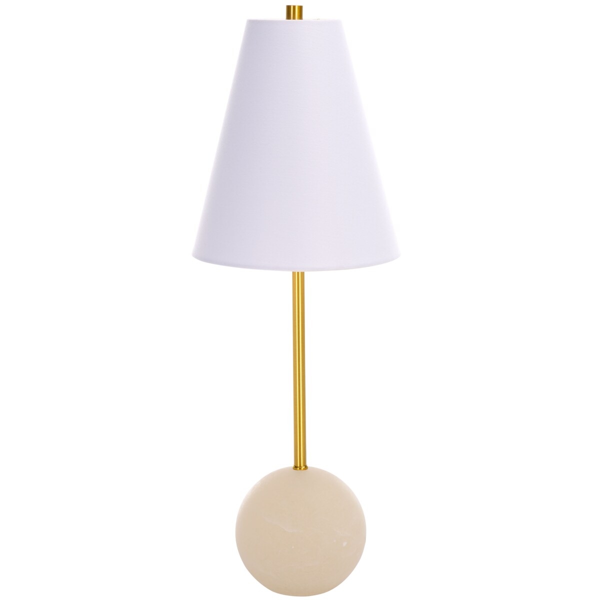 SAFAVIEH Couture Zelpha 26" Alabaster Table Lamp - 9" W x 9" D x 26" H - 9Wx9Dx26H