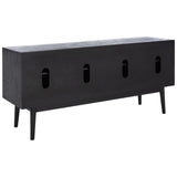 SAFAVIEH Couture Zhetchka Mid-Century 58-inch Storage TV Media Stand - 58" W x 18" L x 27" H - 58Wx18Dx27H