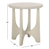 SAFAVIEH Couture Zvetka Wood Accent Table - 20 In. W x 20 In. D x 22 In. H - 20Wx20Dx22H