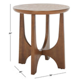 SAFAVIEH Couture Zvetka Wood Accent Table - 20 In. W x 20 In. D x 22 In. H - 20Wx20Dx22H