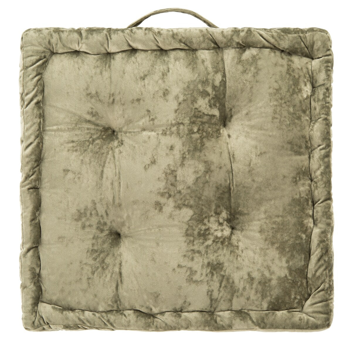 SAFAVIEH Crescenza Square Tufted Velvet Floor Pillow