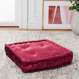 SAFAVIEH Crescenza Square Tufted Velvet Floor Pillow