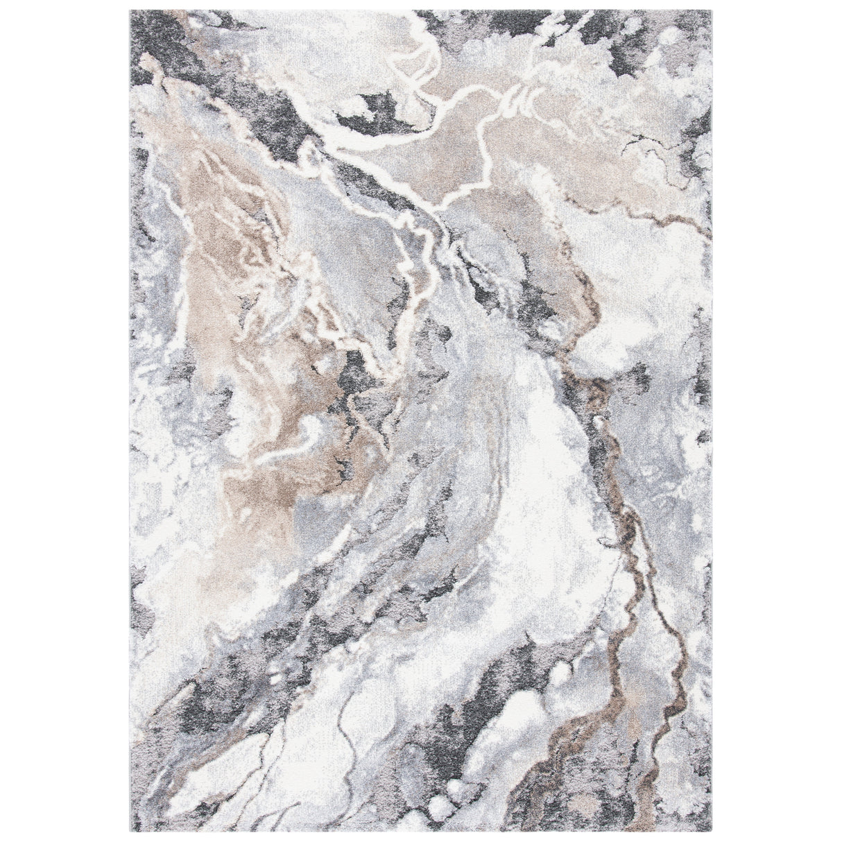 SAFAVIEH Cyrus Shag Lyubika Abstract 1-inch Thick Rug