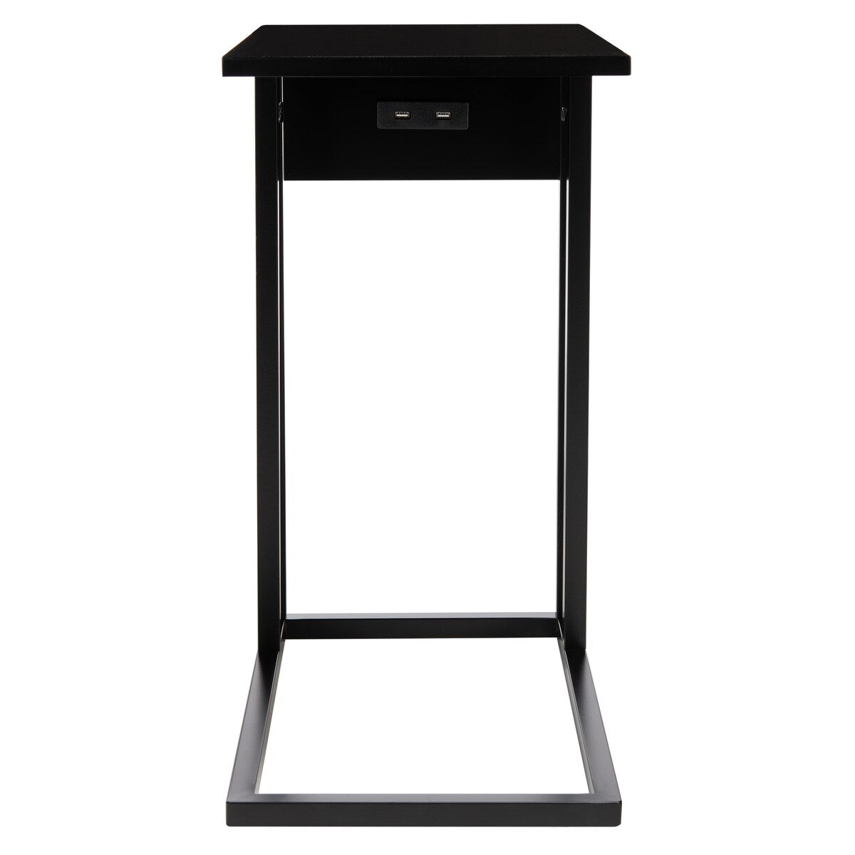 SAFAVIEH Daisey 2 Usb Port Charging Station Side C-Table - 20" W x 11.8" L x 23.9" H - 20Wx12Dx24H