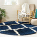 SAFAVIEH Dallas Shag Darina Trellis 1.5-inch Thick Rug