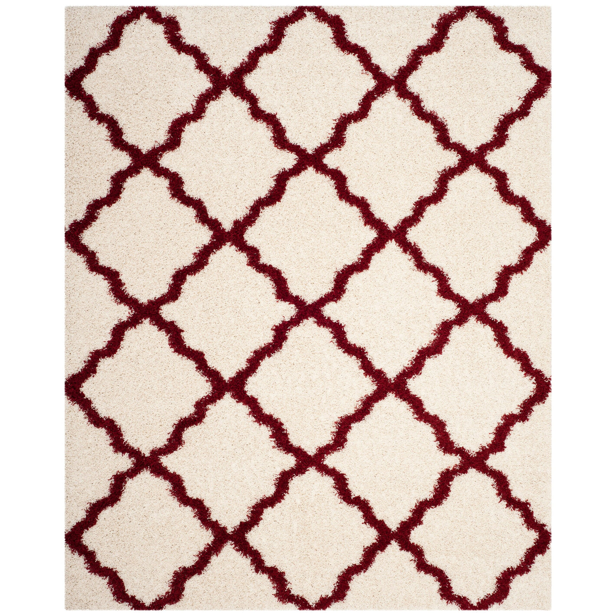 SAFAVIEH Dallas Shag Darina Trellis 1.5-inch Thick Rug