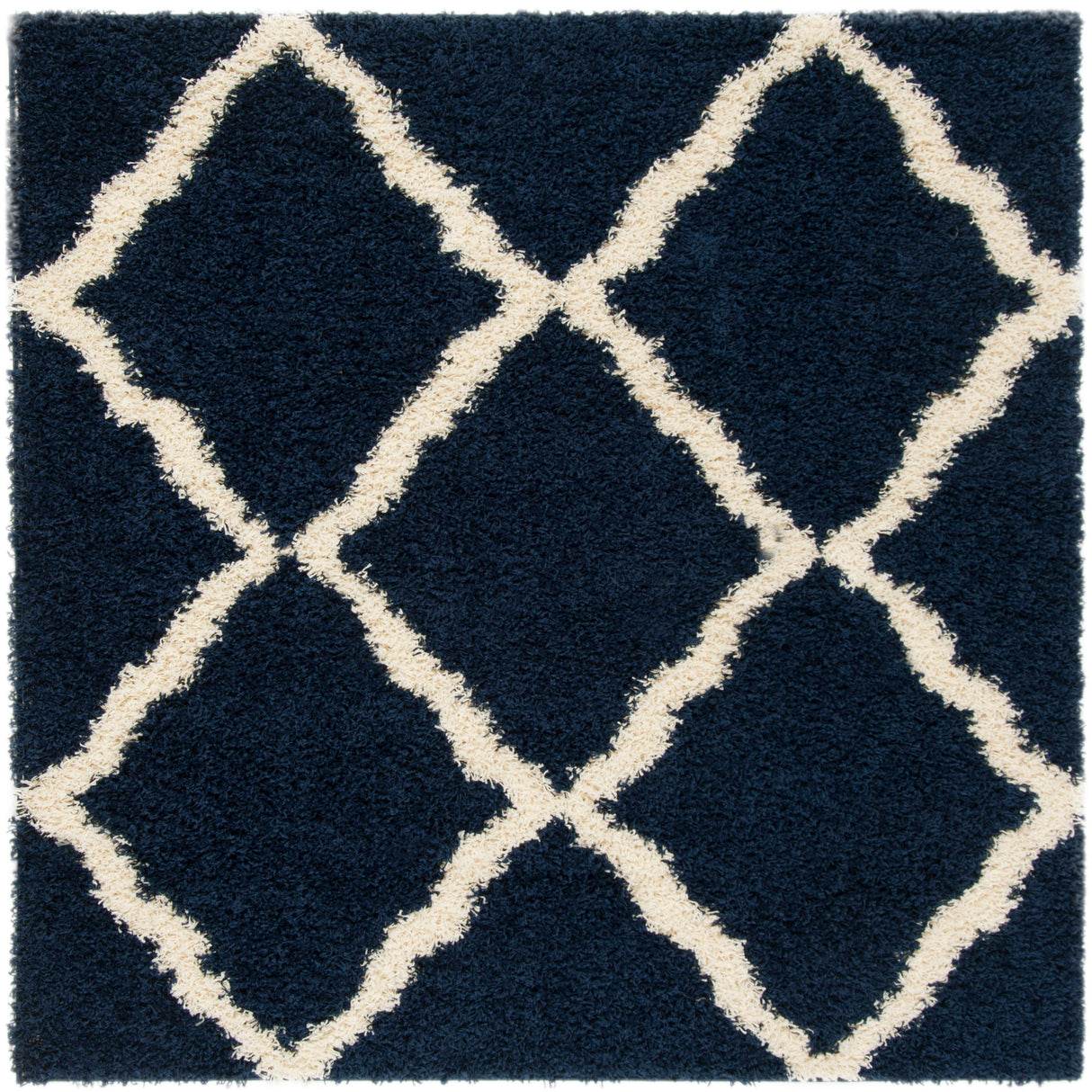 SAFAVIEH Dallas Shag Darina Trellis 1.5-inch Thick Rug