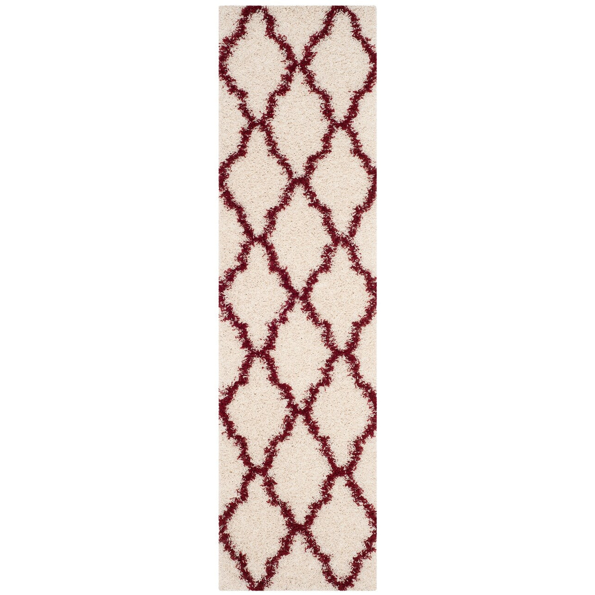 SAFAVIEH Dallas Shag Darina Trellis 1.5-inch Thick Rug