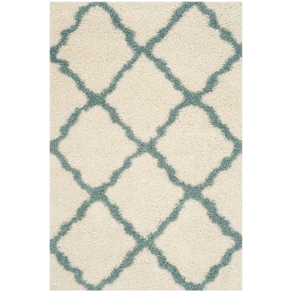 SAFAVIEH Dallas Shag Darina Trellis 1.5-inch Thick Rug