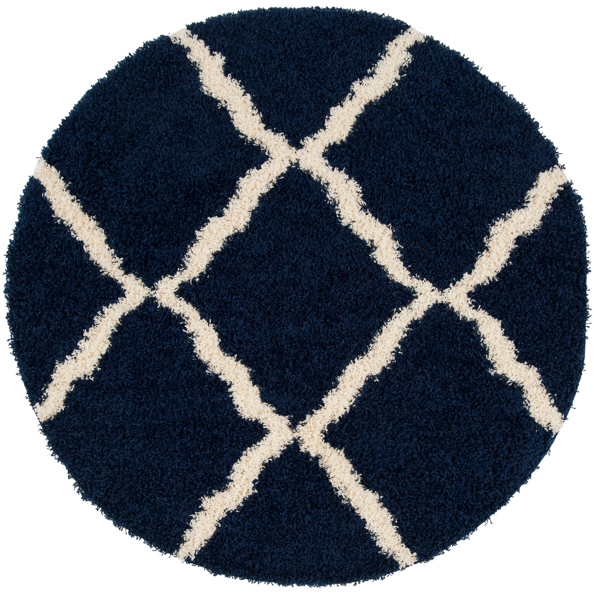 SAFAVIEH Dallas Shag Darina Trellis 1.5-inch Thick Rug