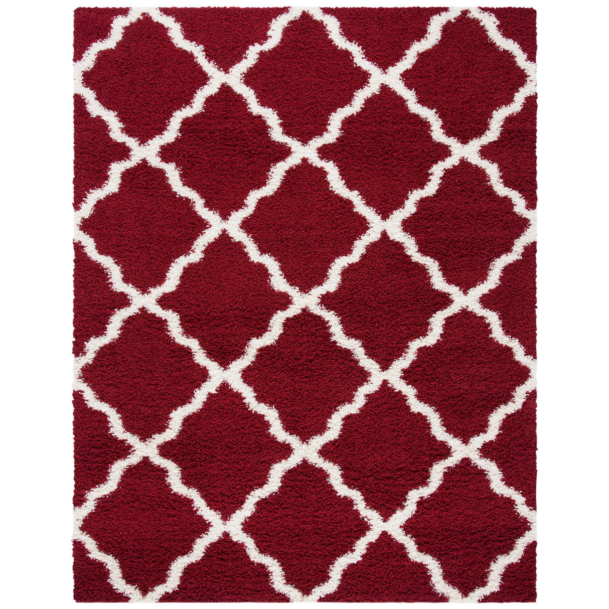 SAFAVIEH Dallas Shag Darina Trellis 1.5-inch Thick Rug