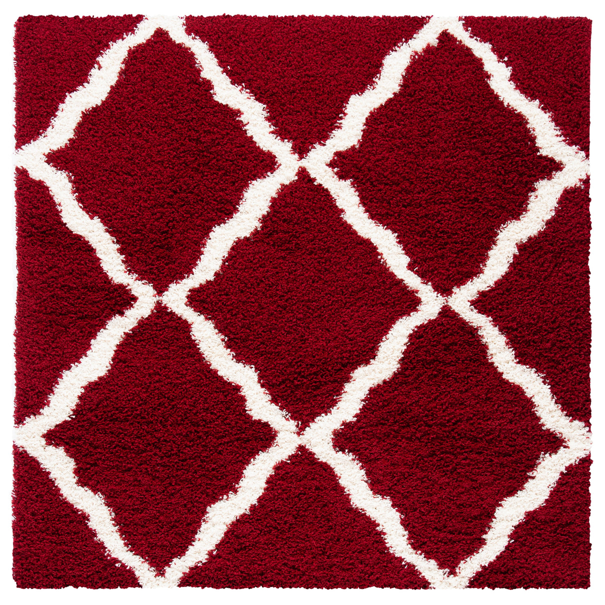 SAFAVIEH Dallas Shag Darina Trellis 1.5-inch Thick Rug