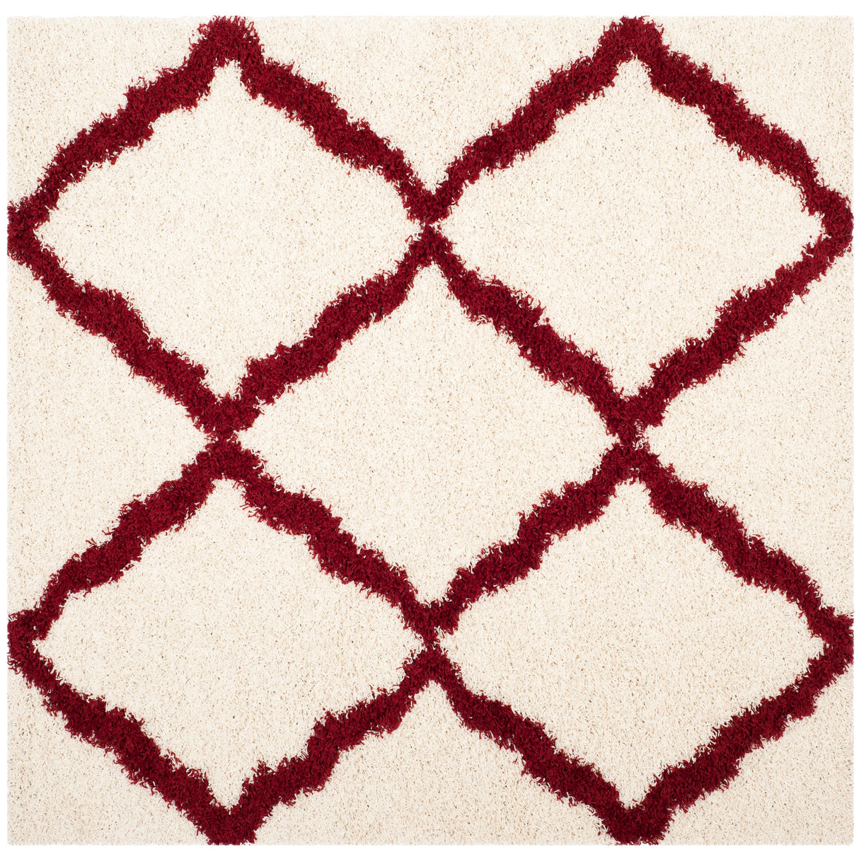 SAFAVIEH Dallas Shag Darina Trellis 1.5-inch Thick Rug