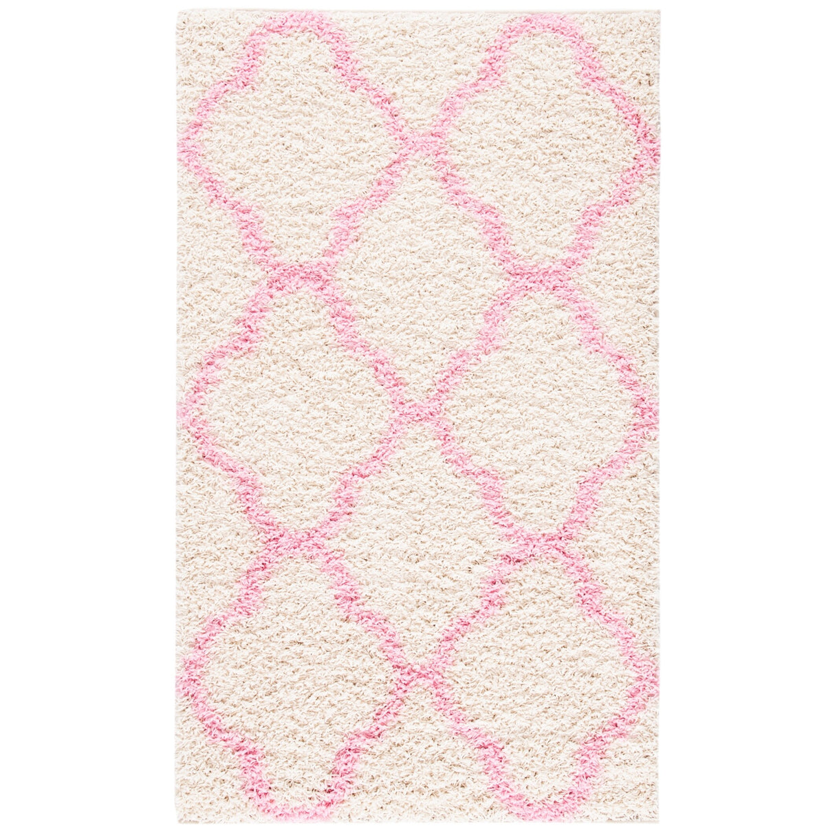 SAFAVIEH Dallas Shag Darina Trellis 1.5-inch Thick Rug