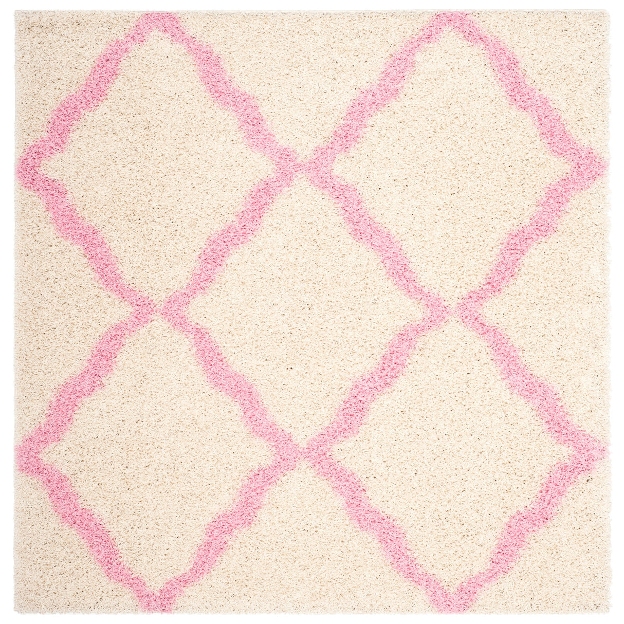 SAFAVIEH Dallas Shag Darina Trellis 1.5-inch Thick Rug