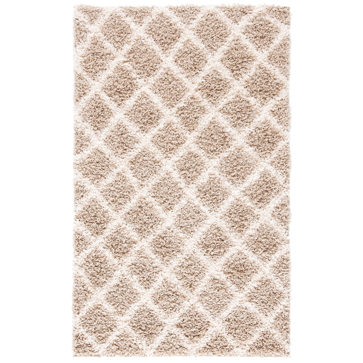 SAFAVIEH Dallas Shag Teja Trellis 1.5-inch Thick Rug