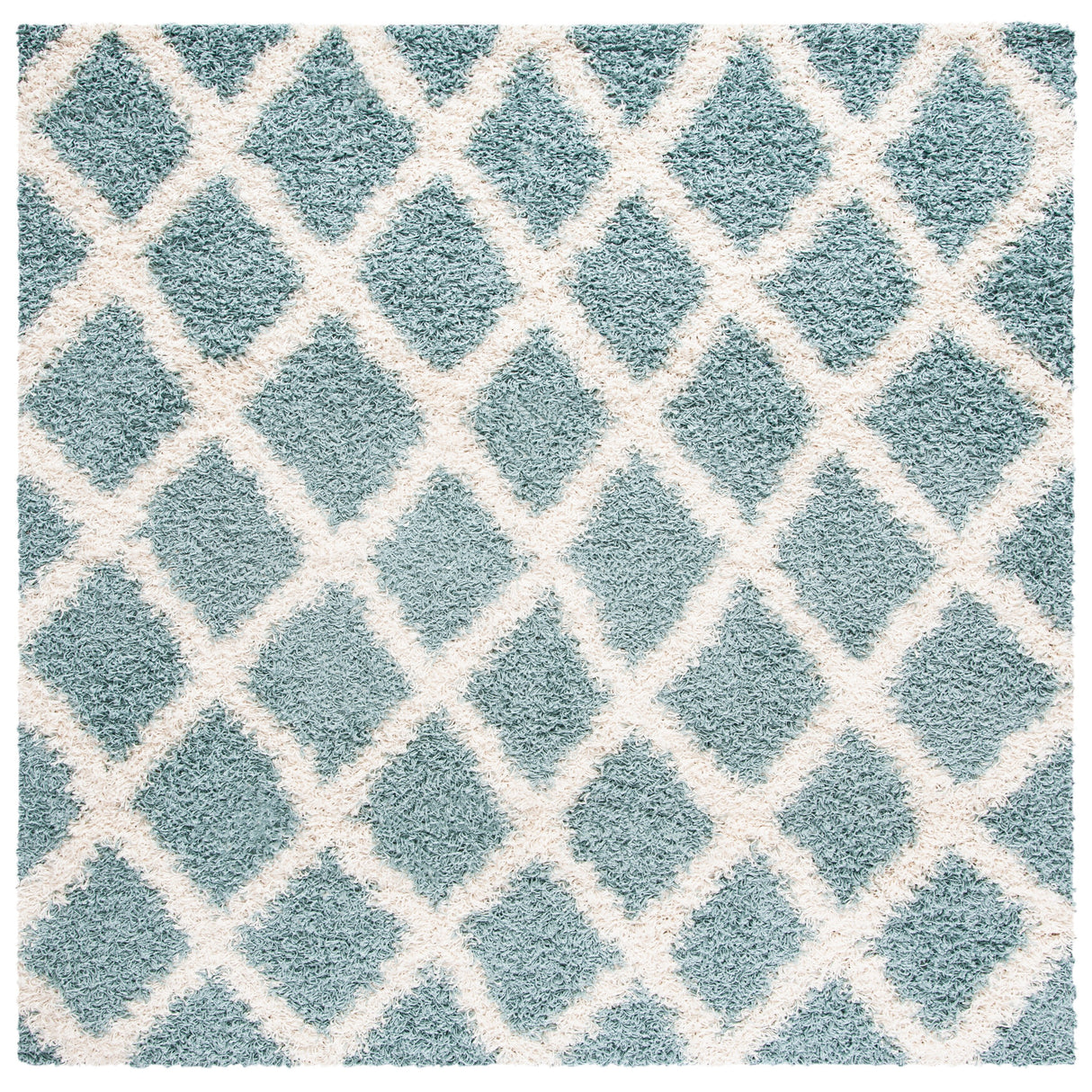 SAFAVIEH Dallas Shag Teja Trellis 1.5-inch Thick Rug