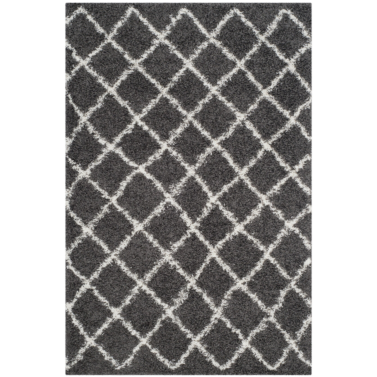 SAFAVIEH Dallas Shag Teja Trellis 1.5-inch Thick Rug