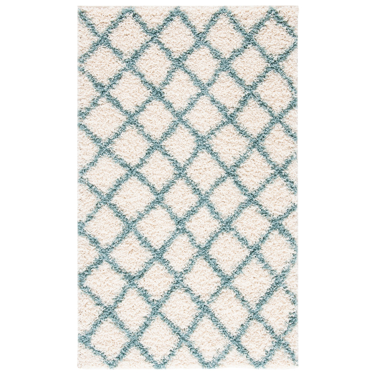 SAFAVIEH Dallas Shag Teja Trellis 1.5-inch Thick Rug