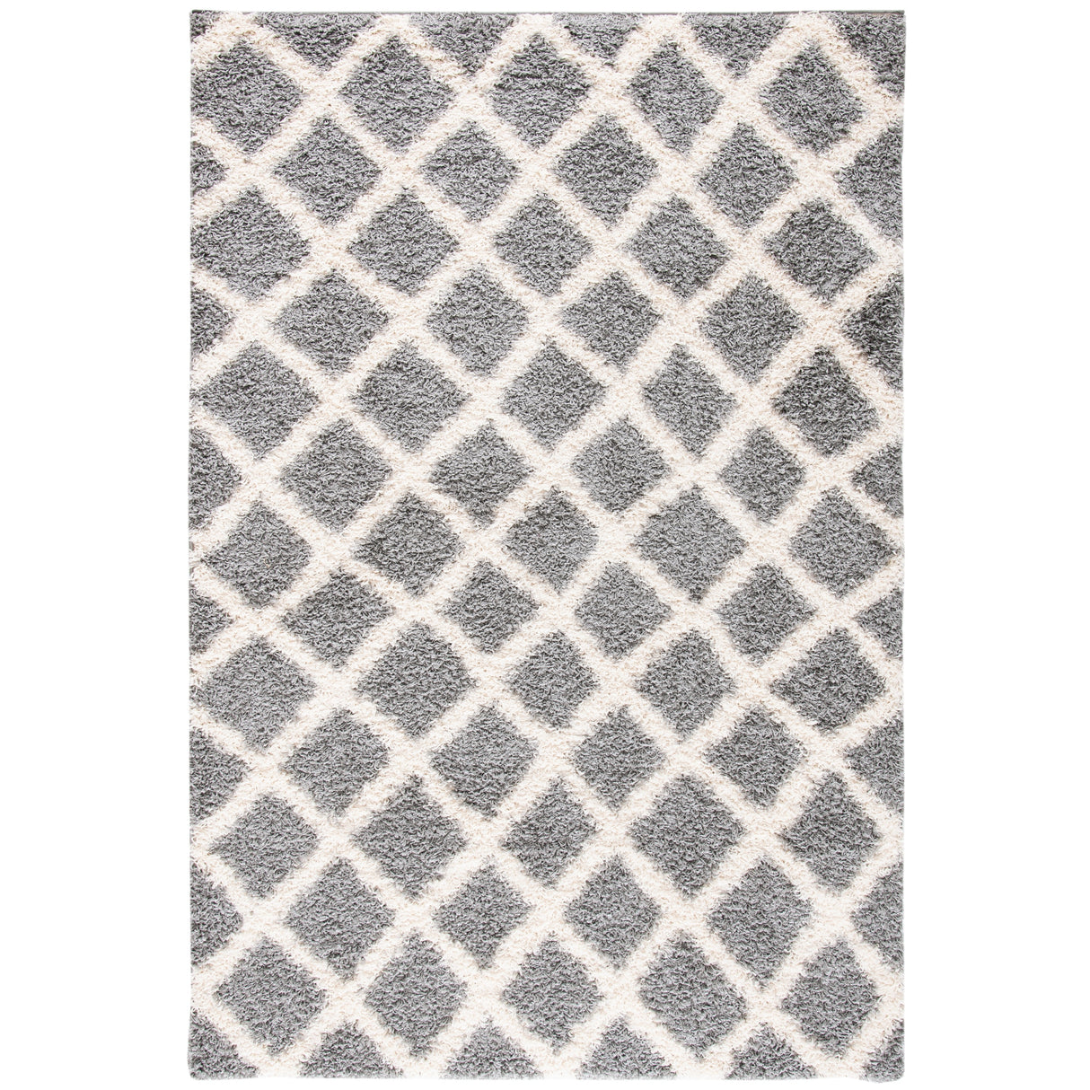 SAFAVIEH Dallas Shag Teja Trellis 1.5-inch Thick Rug