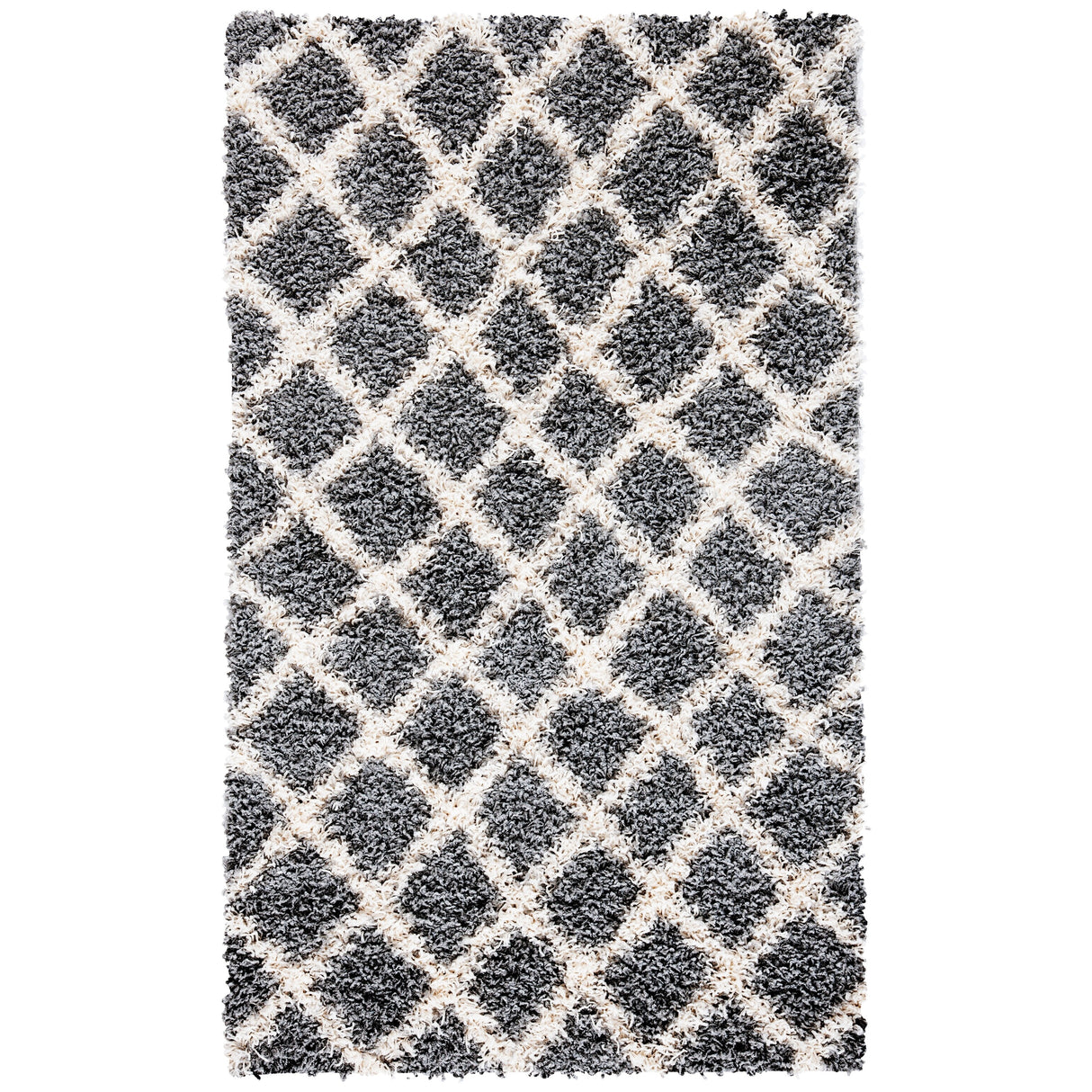 SAFAVIEH Dallas Shag Teja Trellis 1.5-inch Thick Rug