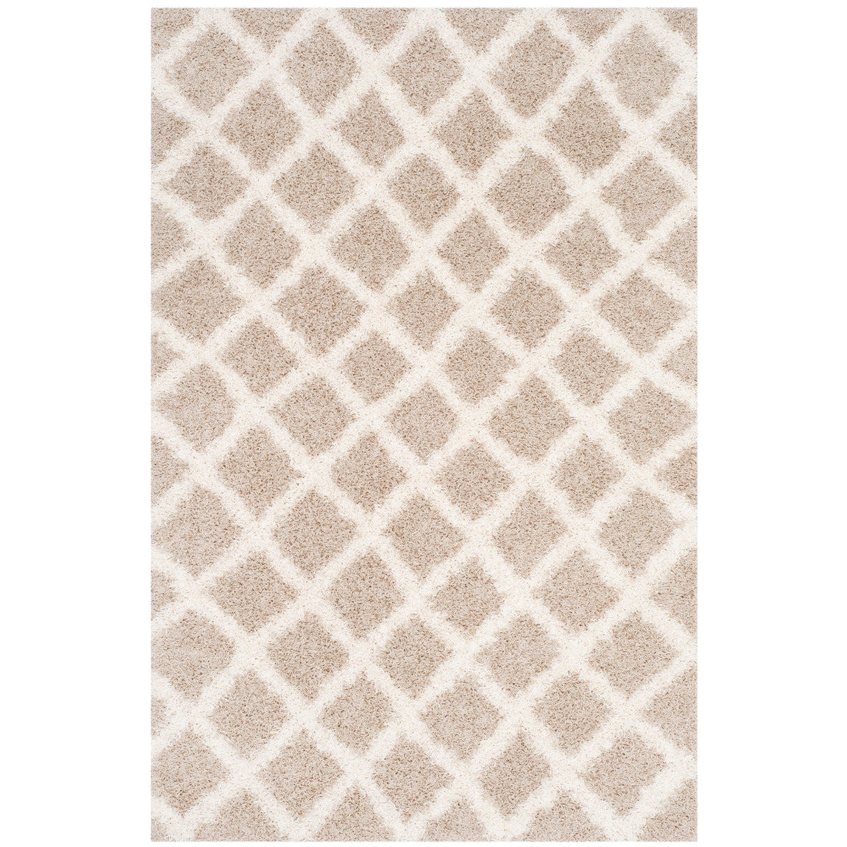 SAFAVIEH Dallas Shag Teja Trellis 1.5-inch Thick Rug