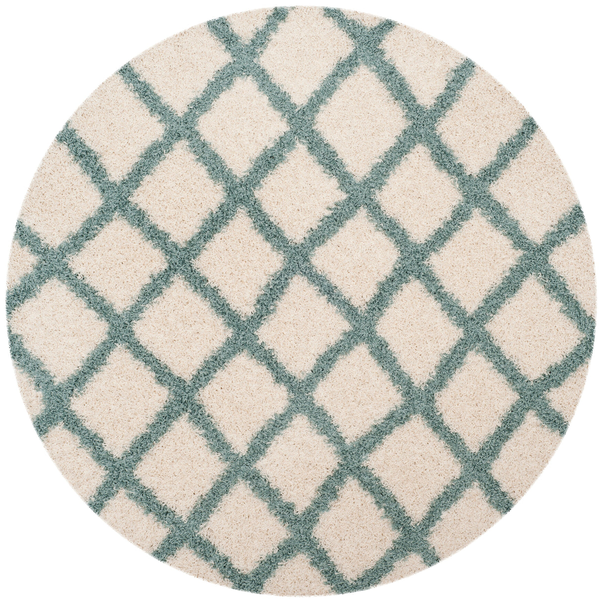 SAFAVIEH Dallas Shag Teja Trellis 1.5-inch Thick Rug