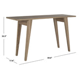 SAFAVIEH Darla Oak Console - 59" x 17.6" x 32.3" - 59Wx18Dx32H