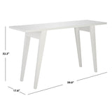 SAFAVIEH Darla Oak Console - 59" x 17.6" x 32.3" - 59Wx18Dx32H