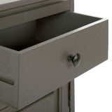 SAFAVIEH Debbie Grey Storage Cabinet - 15.9" x 13.8" x 31.5" - 16Wx14Dx32H