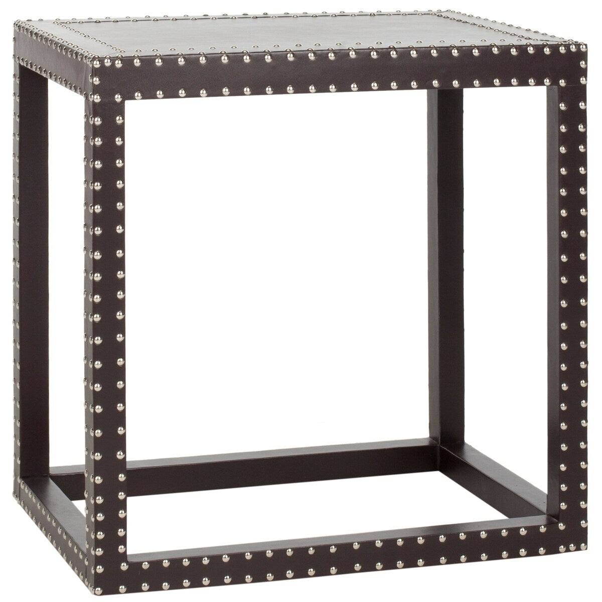 SAFAVIEH Debrah Charcoal Grey End Table. - 23.6" x 15.7" x 23.6" - 24Wx16Dx24H